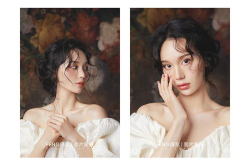 个人写真少女复古写真,少女写真中的青春印记